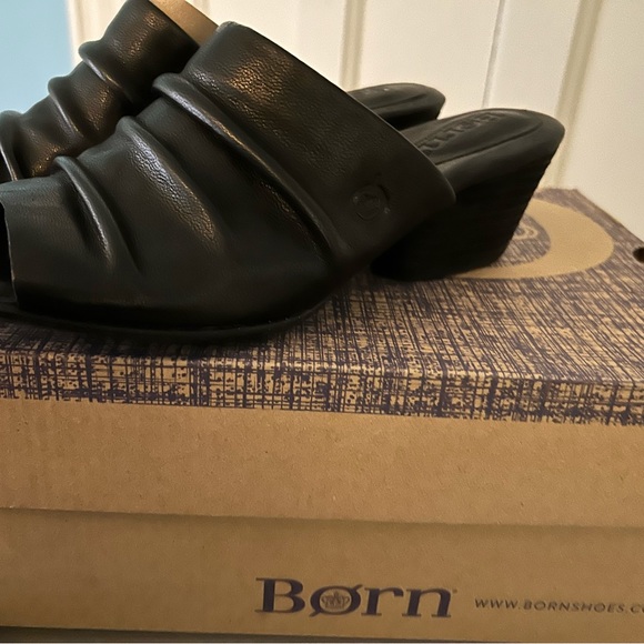 Born Shoes - Ladies Born slides with chunky heel. Brand new. Size 7.